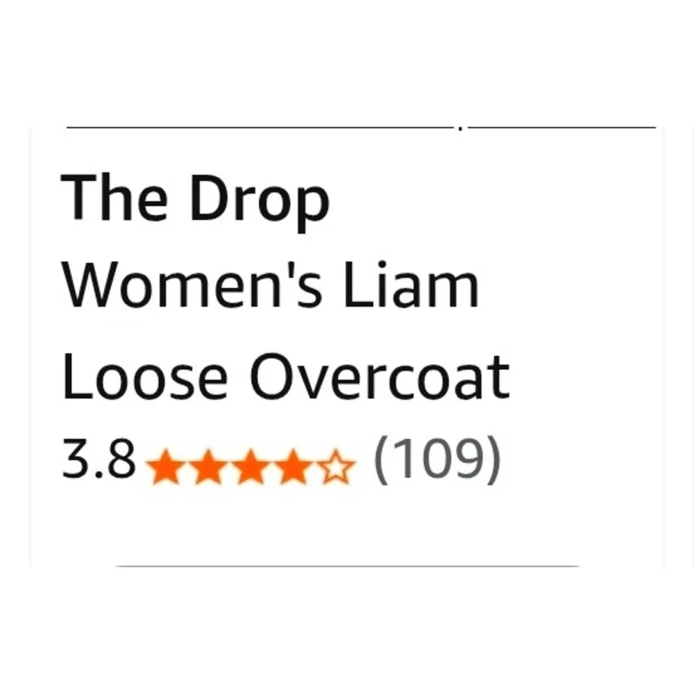 The Drop‎ Women's Liam Loose Overcoat, Long Sleeve, Gray, Size L